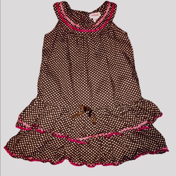 Genuine Kids by Oshkosh Brown Dress Size 5T - Picture 1 of 9